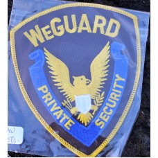 Cloth Badge We Guard Private Security.